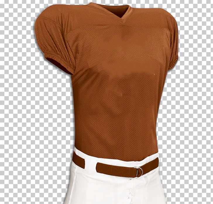 T-shirt Sleeve Sportswear Shoulder Brown PNG, Clipart, Beige, Brown, Clothing, Jersey, Neck Free PNG Download