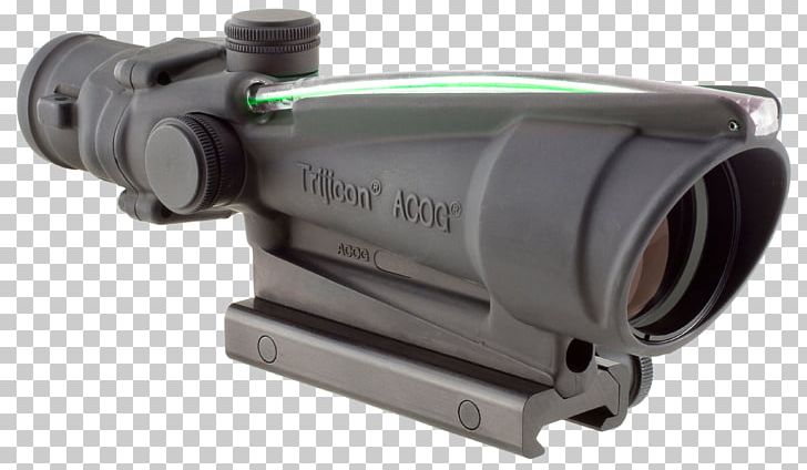 Advanced Combat Optical Gunsight Trijicon Firearm Telescopic Sight Reticle PNG, Clipart, 5 X, Acog, Advanced Combat Optical Gunsight, Angle, Ballistics Free PNG Download