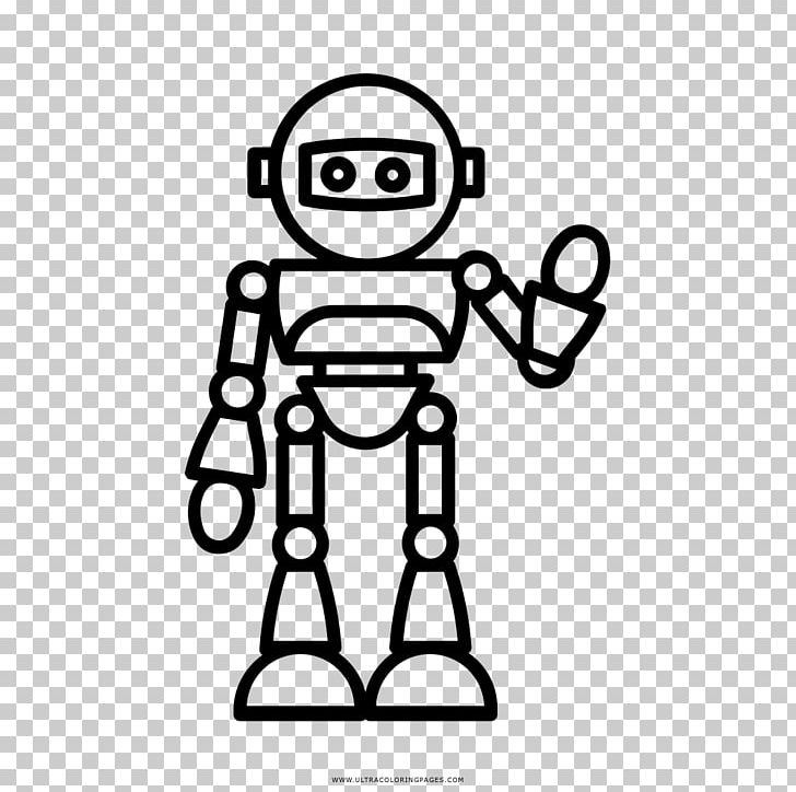 Robot Artificial Intelligence Drawing Computer Icons Cyborg PNG, Clipart, Area, Artificial Intelligence, Ausmalbild, Black And White, Color Free PNG Download