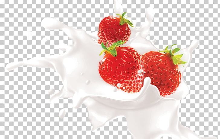 Milk Ice Cream Dairy Products Strawberry PNG, Clipart, Butter, Cream, Dai, Dessert, Flavored Milk Free PNG Download