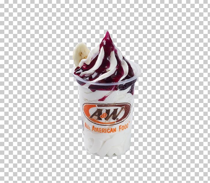 Sundae Ice Cream Milkshake Frozen Yogurt A&W Restaurants PNG, Clipart, Auglis, Aw Restaurants, Banana, Berry, Cream Free PNG Download
