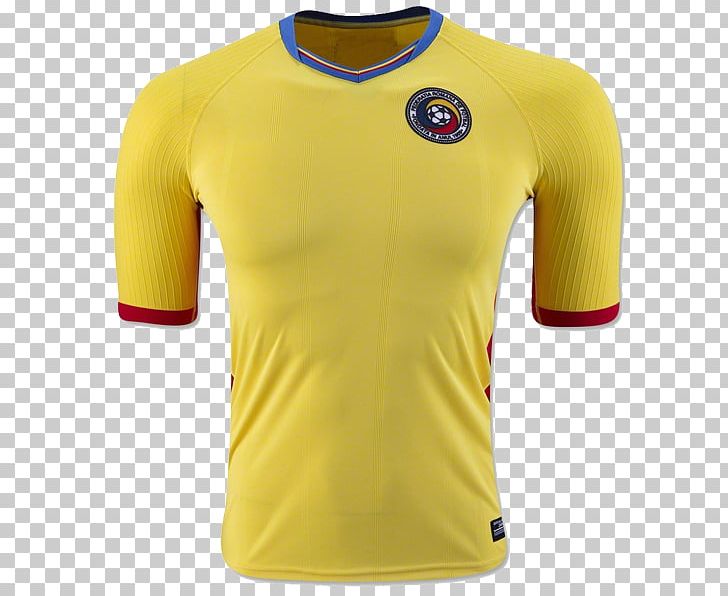T-shirt Romania National Football Team 2018 World Cup 2017–18 La Liga Spain PNG, Clipart, 2018, 2018 World Cup, Active Shirt, Clothing, Football Free PNG Download