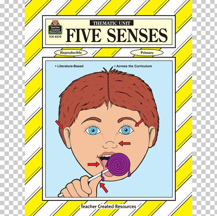 Five Senses Thematic Unit Comics Cartoon Human Behavior PNG, Clipart, Area, Behavior, Book, Cartoon, Child Free PNG Download