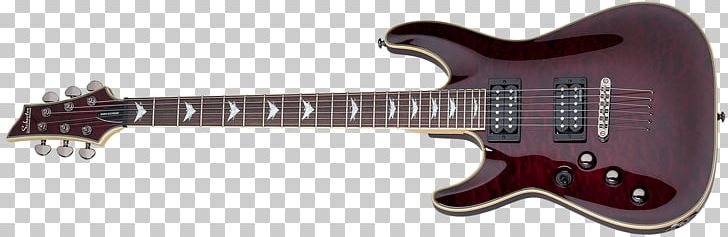 Electric Guitar Bass Guitar Seven-string Guitar Schecter Guitar Research Schecter Omen 6 PNG, Clipart, Acoustic Electric Guitar, Double Bass, Extreme, Guitar Accessory, Objects Free PNG Download
