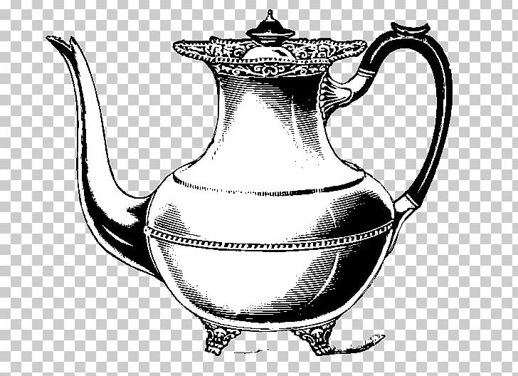 Jug Pitcher Kettle Teapot PNG, Clipart, Black And White, Cup, Drawing, Drinkware, Jug Free PNG Download