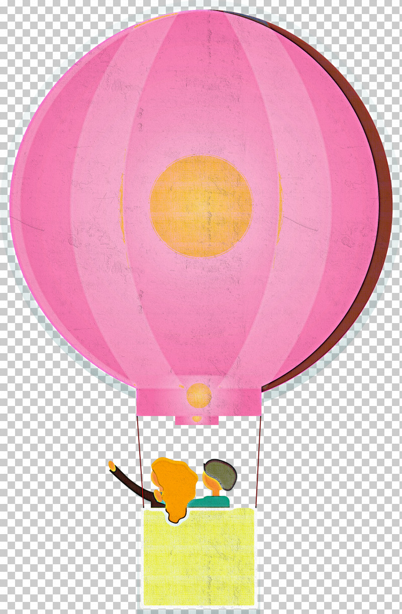 Hot Air Balloon Floating PNG, Clipart, Balloon, Floating, Hot Air Balloon, Magenta, Vehicle Free PNG Download