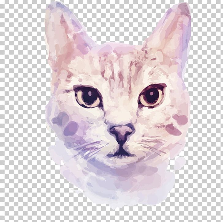 Cat Kitten Watercolor Painting Illustration PNG, Clipart, Animals, Art, Asian, Avatar, Canvas Free PNG Download