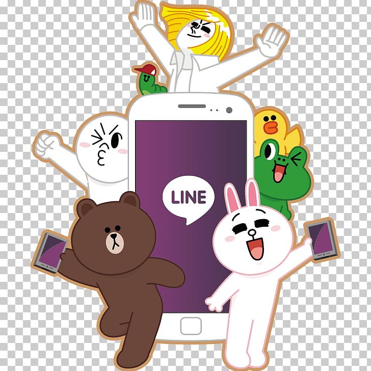 Line Friends Sticker Messaging Apps Naver Japan PNG, Clipart, Apps, Art, Bts, Cinnamoroll, Communication Free PNG Download