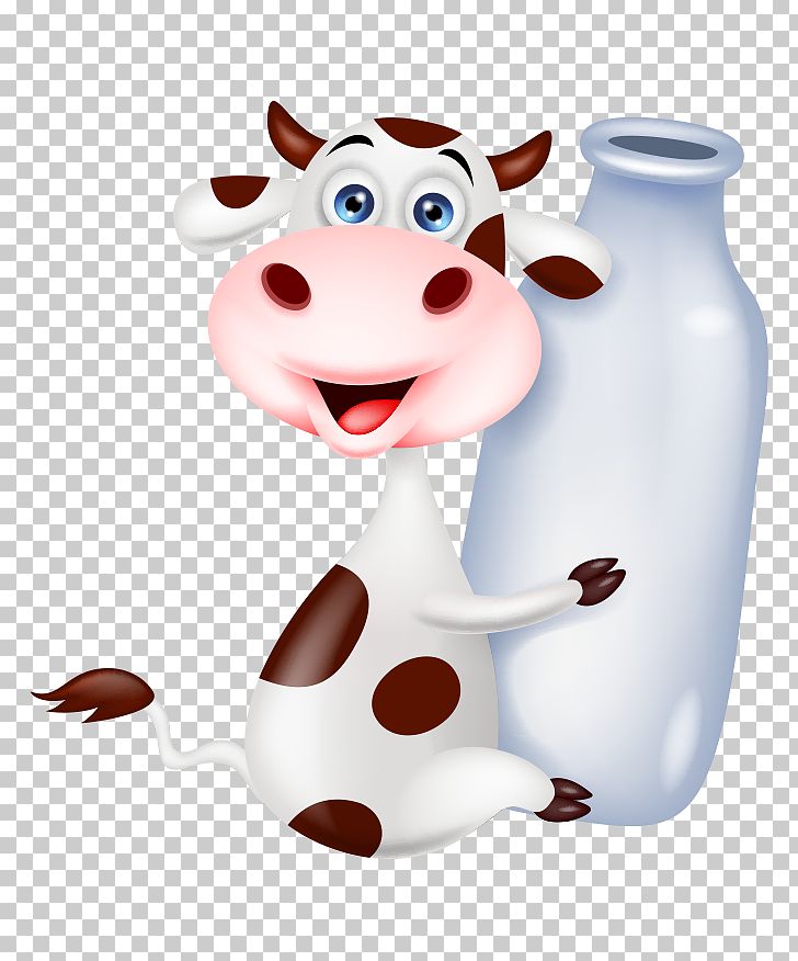 Cattle Milk Bottle Stock Photography PNG, Clipart, Animal, Balloon Cartoon, Bottle, Cartoon, Cartoon Animals Free PNG Download