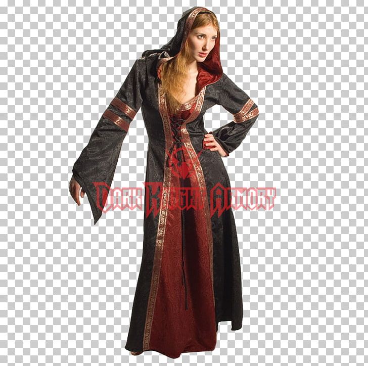 Robe Middle Ages Dress Clothing Hood PNG, Clipart, Buckle, Cape, Cloak, Clothing, Costume Free PNG Download