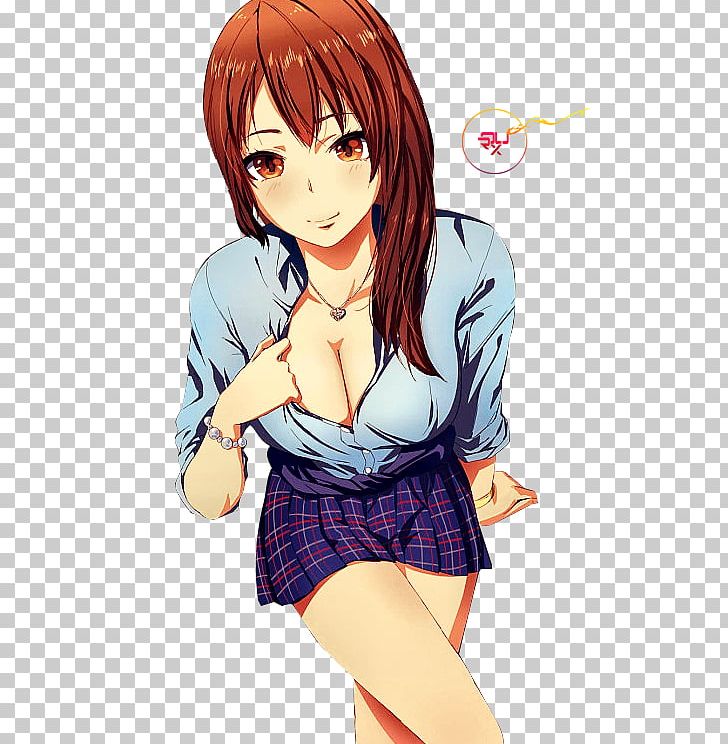 Anime Mangaka Fan Art Hime Cut PNG, Clipart, Anime, Anime Girl, Arm, Black Hair, Brown Hair Free PNG Download