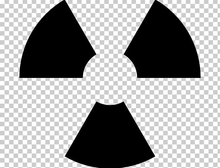 Radiation Symbol Radioactive Decay Biological Hazard PNG, Clipart, Angle, Black, Black And White, Circle, Cone Free PNG Download