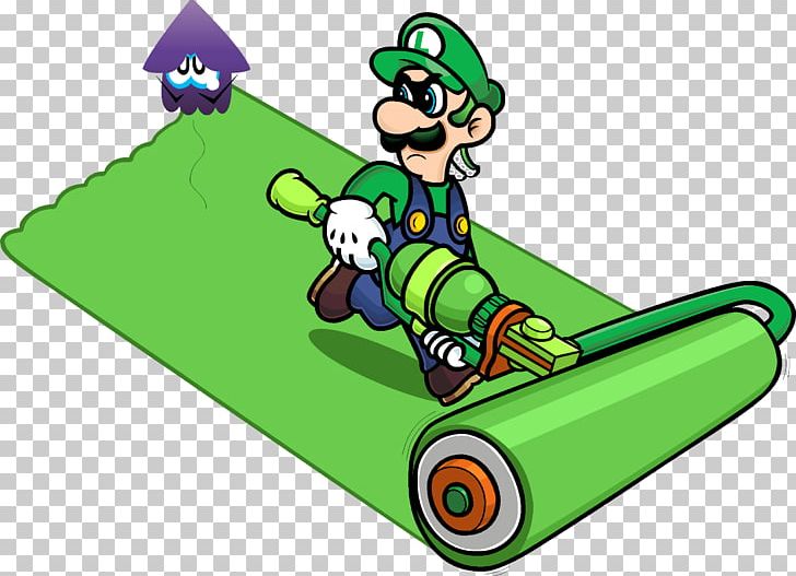 Splatoon Waluigi Dr. Mario PNG, Clipart, Area, Artwork, Dr Mario, Fan Art, Grass Free PNG Download