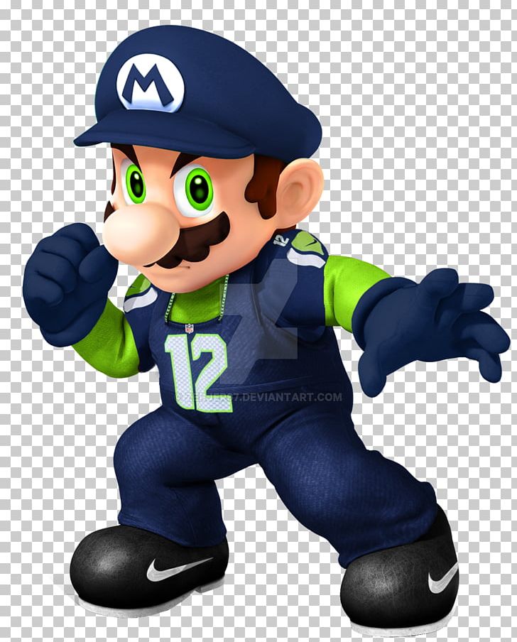 Super Mario Bros. Seattle Seahawks Super Smash Bros. For Nintendo 3DS And Wii U PNG, Clipart, Figurine, Game, Mario, Mario Bros, Mario Series Free PNG Download