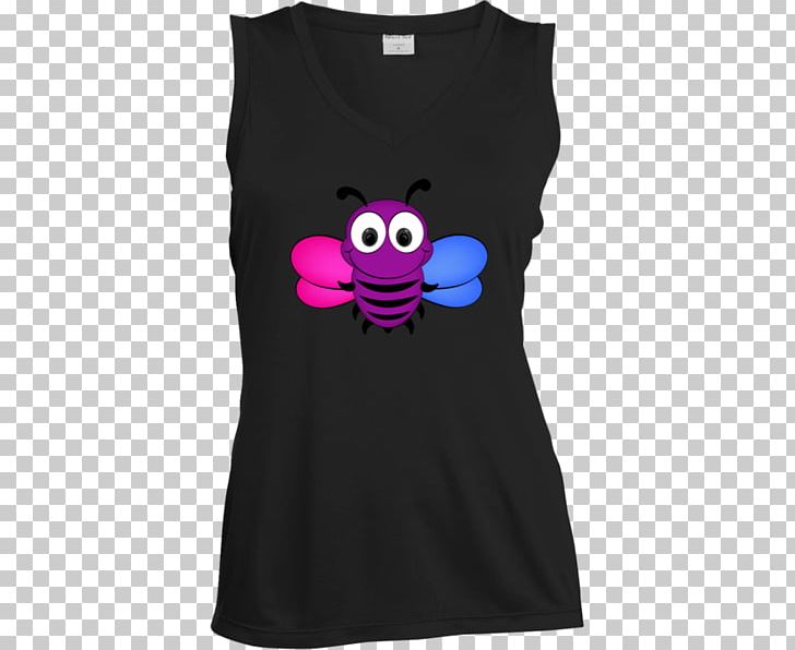 T-shirt Sleeveless Shirt Gilets Smiley PNG, Clipart, Active Shirt, Active Tank, Animal, Black, Character Free PNG Download