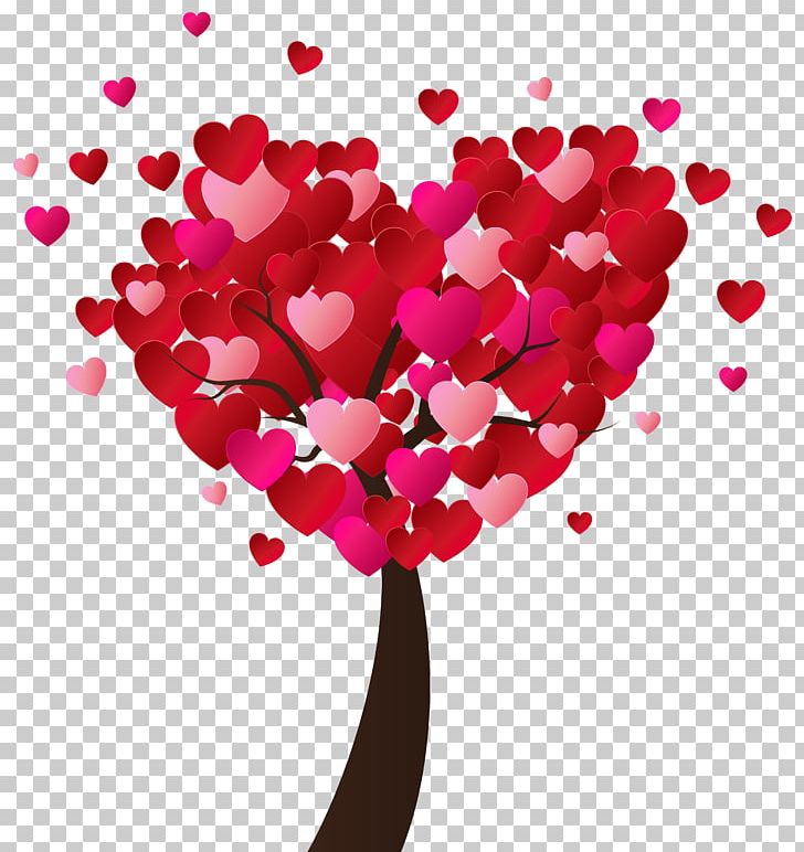 Heart Tree Valentine's Day PNG, Clipart, Alpha Compositing, Art, Blossom, Cut Flowers, Encapsulated Postscript Free PNG Download
