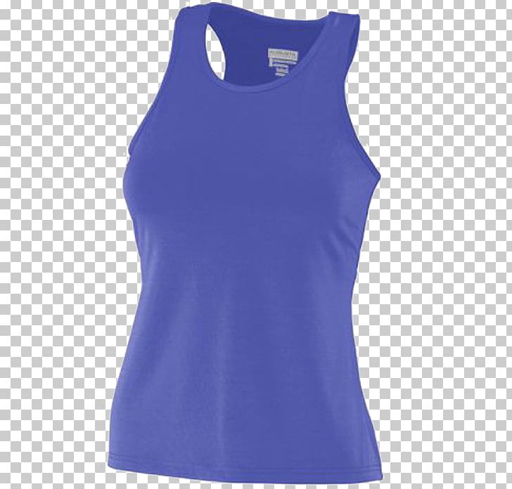 Spandex T-shirt Polyester Textile PNG, Clipart, Active Shirt, Active Tank, Blue, Clothing, Cobalt Blue Free PNG Download