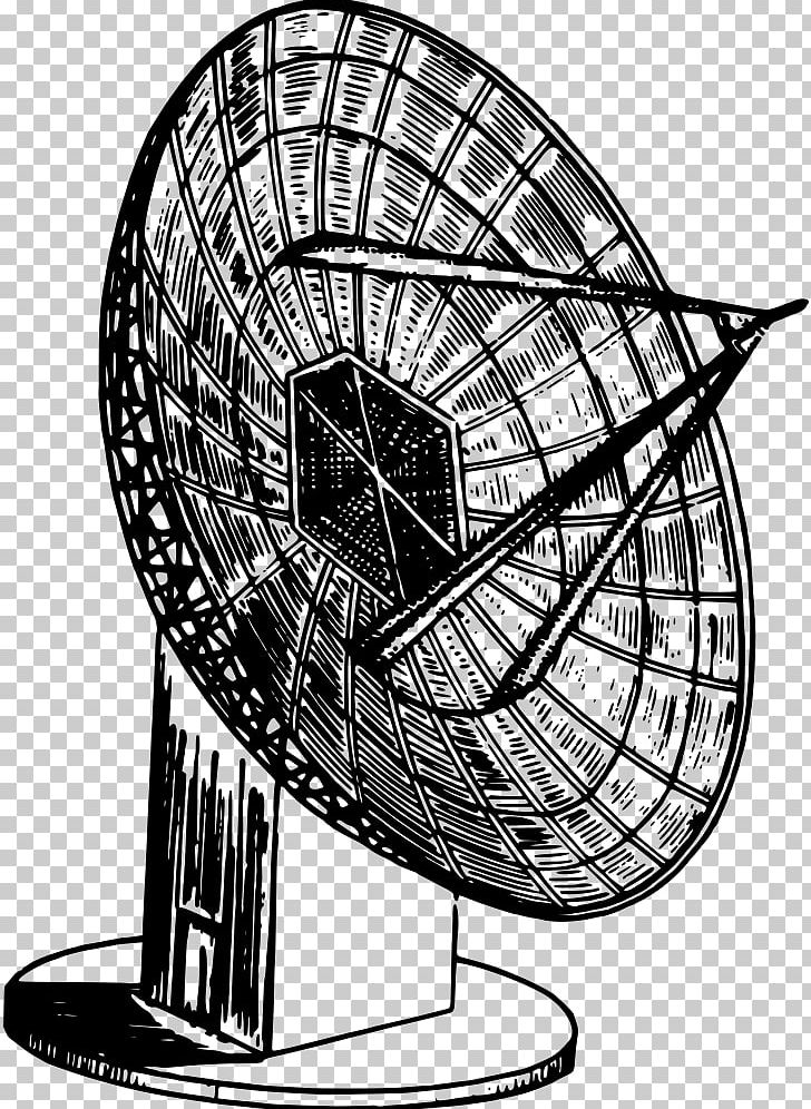 Radio Telescope Black And White PNG, Clipart, Aerials, Antique Radio, Black And White, Circle, Drawing Free PNG Download