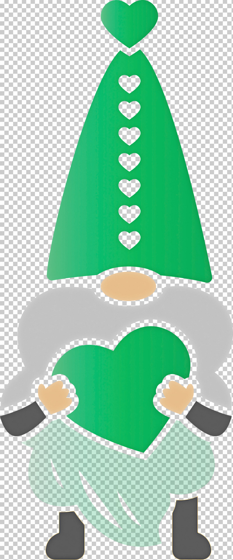 Gnome Loving Red Heart PNG, Clipart, Christmas Tree, Gnome, Green, Loving, Red Heart Free PNG Download