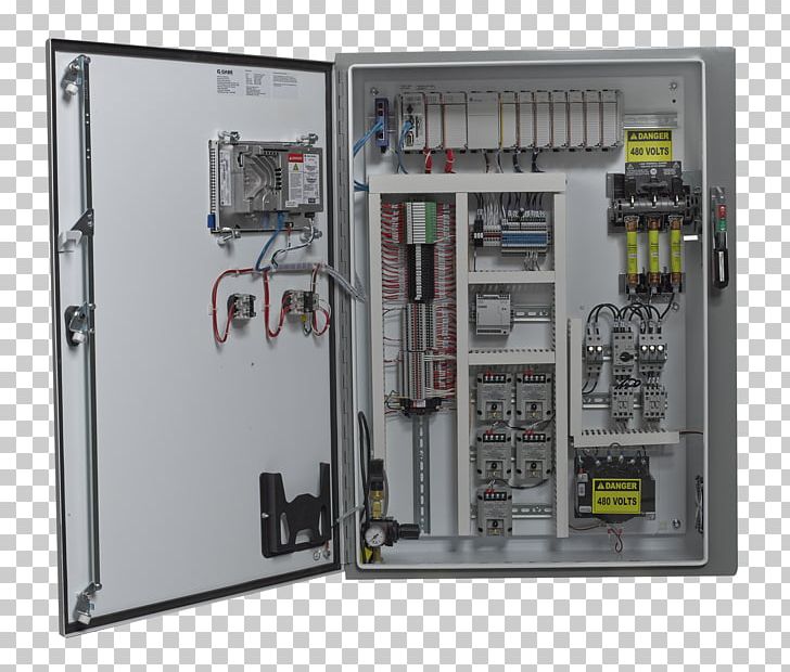 Electrical Enclosure Programmable Logic Controllers Control System Centrifugal Compressor PNG, Clipart, Automatic Control, Circuit Breaker, Compressor, Electrical Wiring, Electricity Free PNG Download