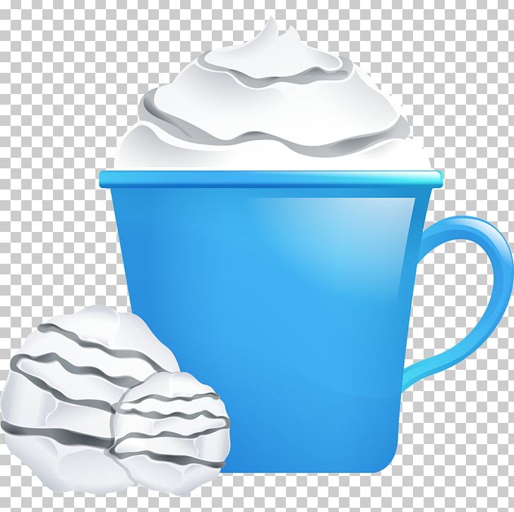 Ice Cream Blue Coffee Cup PNG, Clipart, Blue, Blue Abstract, Blue Background, Blue Cup, Blue Flower Free PNG Download