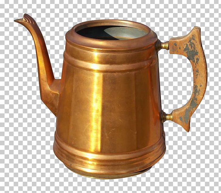 Brass Teapot Kettle Cookware Copper PNG, Clipart, Bowman, Brass, Coffeemaker, Coffee Pot, Coffee Tea Free PNG Download