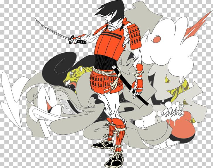 Japan Samurai Bushido Illustration PNG, Clipart, Anime, Art, Bushi, Cartoon, Color Free PNG Download