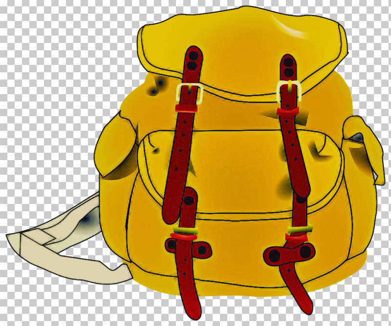 Yellow Bag Backpack PNG, Clipart, Backpack, Bag, Yellow Free PNG Download