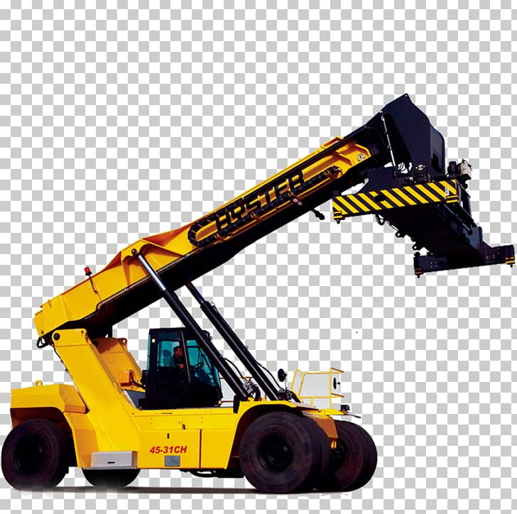 Reach Stacker Hyster Company Forklift Intermodal Container Machine PNG, Clipart, Campbell Crane Boom Truck, Construction Equipment, Container Crane, Container Ship, Crane Free PNG Download