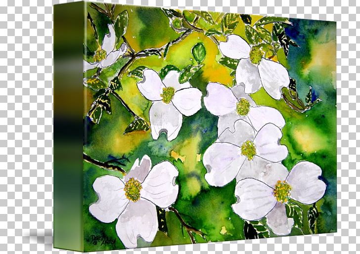 Flowering Dogwood Canvas Print Tree PNG, Clipart, Annual Plant, Art, Blossom, Branch, Canvas Free PNG Download