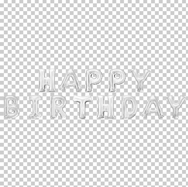 Happy Birthday To You Garland Toy Balloon Font PNG, Clipart, Angle, Birthday, Black And White, Brand, Computer Font Free PNG Download