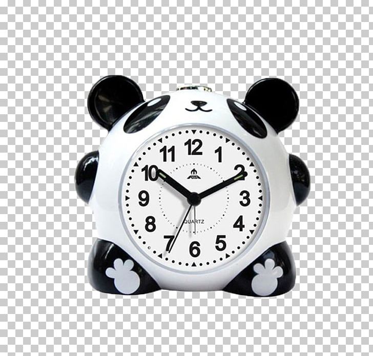 Giant Panda Alarm Clock Table Bedroom PNG, Clipart, Alarm Clock, Alarm Vector, Background Black, Bedroom, Black Free PNG Download