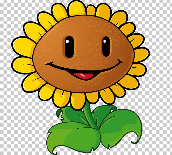 Plants Vs. Zombies 2: It's About Time Plants Vs. Zombies: Garden Warfare Common Sunflower PNG, Clipart, Drawing, Facial Expression, Flower, Flowering Plant, Food Free PNG Download