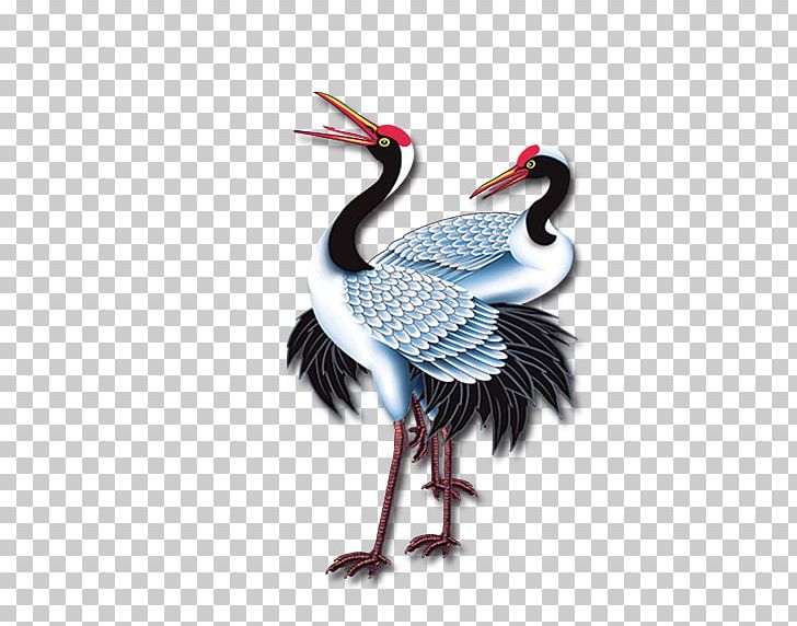 Red-crowned Crane Template PNG, Clipart, Adobe Illustrator, Beak, Bird, Construction Crane, Crane Free PNG Download