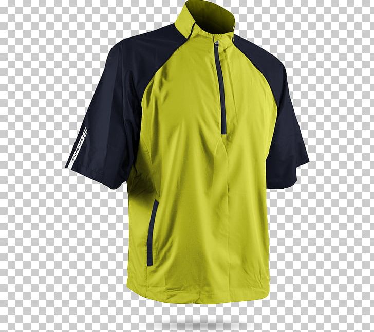 T-shirt Sports Fan Jersey Sleeve Sweater Jacket PNG, Clipart, Active Shirt, Golf, Green, Jacket, Jersey Free PNG Download