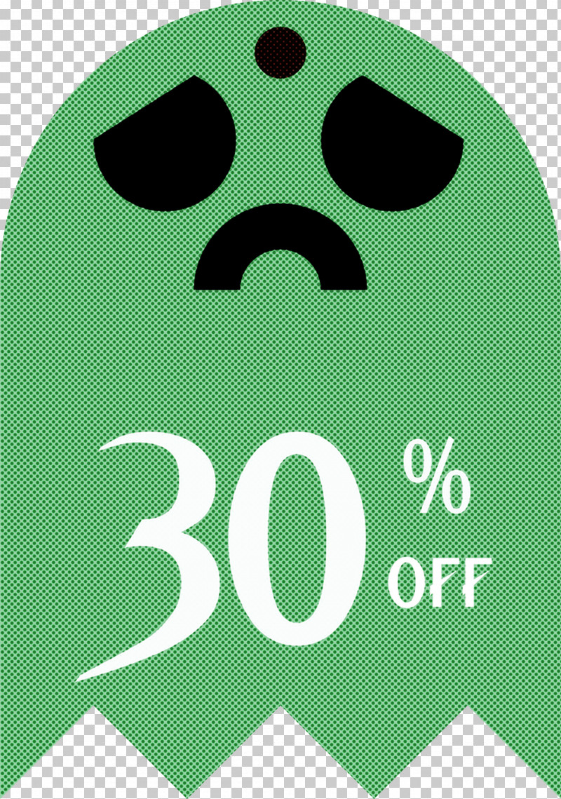 Halloween Discount 30% Off PNG, Clipart, 30 Off, Green, Halloween Discount, Line, Meter Free PNG Download