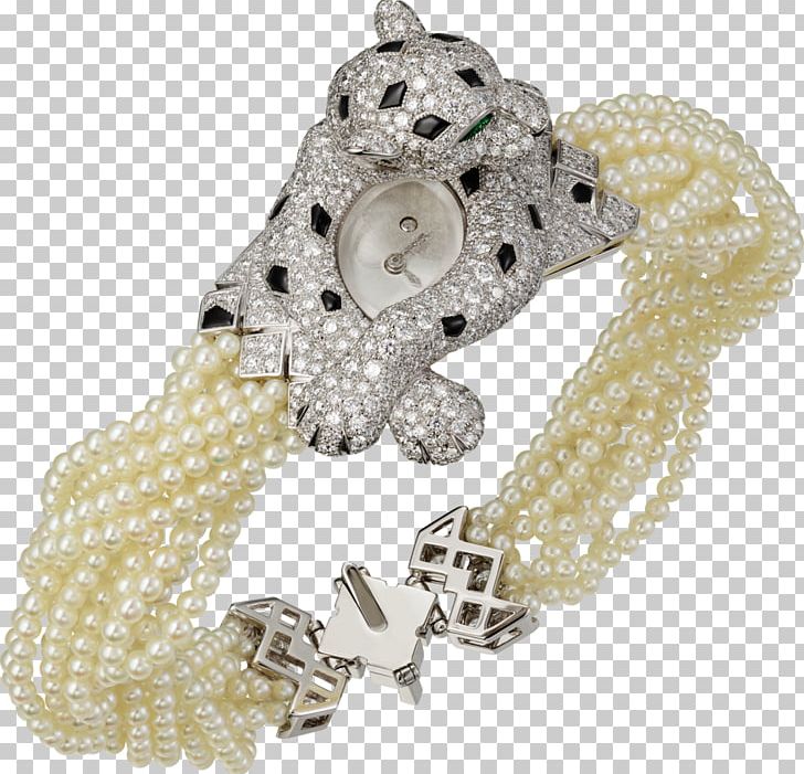 Pearl Cartier Leopard Bracelet Jewellery PNG, Clipart, Animals, Bitxi, Bling Bling, Body Jewelry, Bracelet Free PNG Download