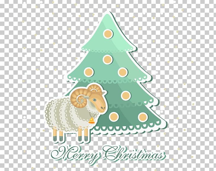 Sheep Christmas Tree PNG, Clipart, Art, Carnivoran, Christmas Card, Christmas Decoration, Christmas Frame Free PNG Download