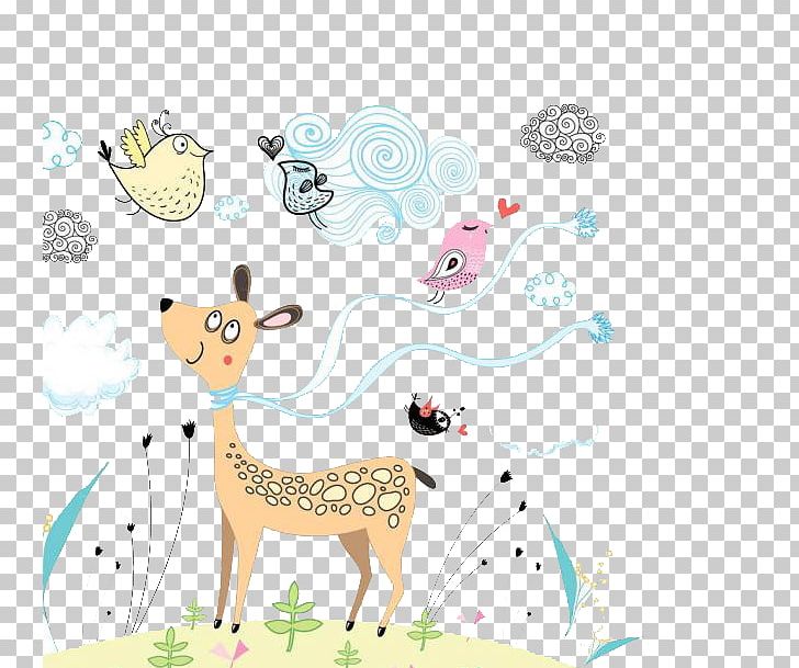Postcard Cartoon Illustration PNG, Clipart, Animals, Art, Border, Cartoon Creative, Cartoon Giraffe Free PNG Download