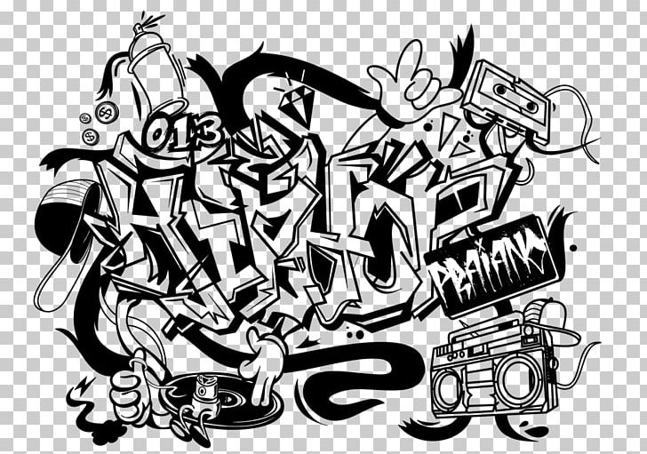 Graffiti Hip Hop Drawing Rapper Art PNG, Clipart, Art, Artwork, Automotive Design, Black And White, Brand Free PNG Download