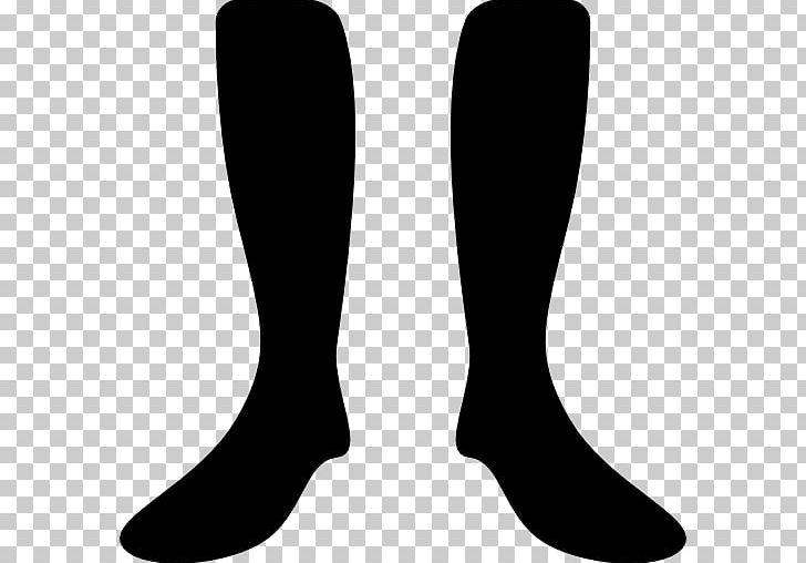 Sock Knee Highs Shoe Computer Icons PNG, Clipart, Black, Black And White, Computer Icons, Encapsulated Postscript, Football Free PNG Download