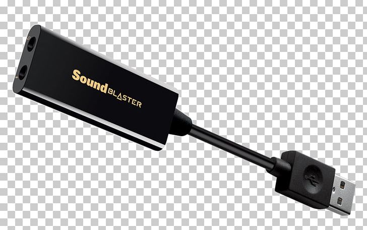 Digital Audio Sound Cards & Audio Adapters 2.0 Sound Card External Sound Blaster Play!3 External Headphone Jacks Creative Labs Digital-to-analog Converter PNG, Clipart, Adapter, Cable, Digital Audio, Electronic Device, Electronics Free PNG Download