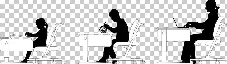 Desk Silhouette Human Factors And Ergonomics Child Office PNG, Clipart, Animals, Arm, Bedroom, Black And White, Chair Free PNG Download