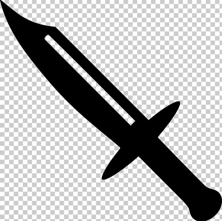 Survival Knife Computer Icons PNG, Clipart, Arm, Arma Bianca, Black And White, Cold, Cold Weapon Free PNG Download
