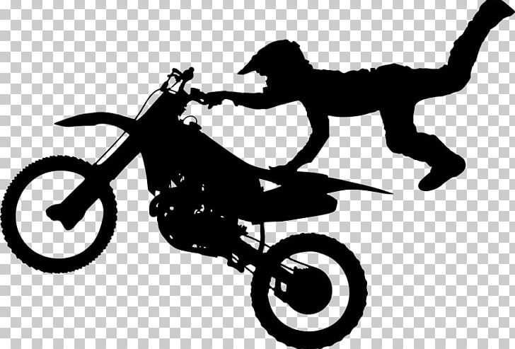 Motorcycle Stunt Riding Motocross PNG, Clipart, Artwork, Bicycle, Bicycle Accessory, Bicycle Drivetrain Part, Black And White Free PNG Download