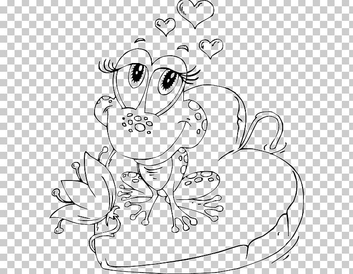Frog Drawing Coloring Book Colouring Pages PNG, Clipart, Animals, Arm, Art, Bla, Black Free PNG Download