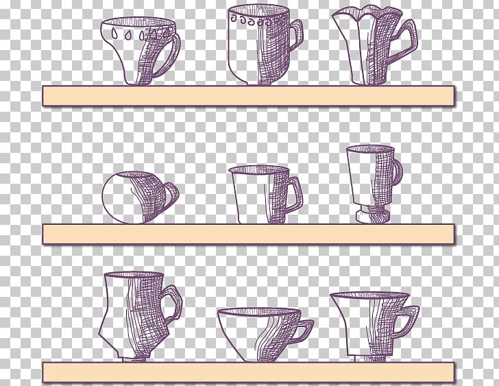 Cup Euclidean PNG, Clipart, Area, Arrow Sketch, Border Sketch, Coffee Cup, Coffee Sketch Free PNG Download