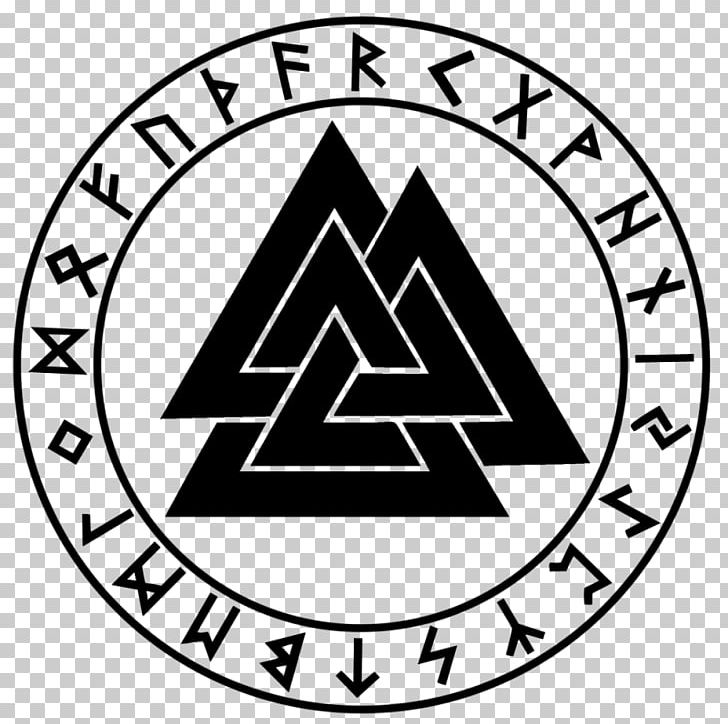 Odin Runes Vegvísir Valknut Runic Magic PNG, Clipart, Area, Armanen Runes, Black And White, Circle, Elder Futhark Free PNG Download
