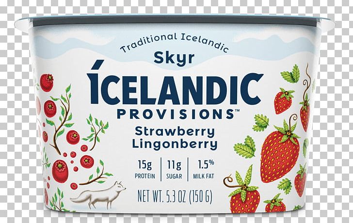 Strawberry Skyr Iceland Yoghurt Crème Fraîche PNG, Clipart, Brand, Cream, Creme Fraiche, Dairy Product, Flavor Free PNG Download