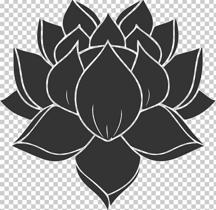 Silhouette Nelumbo Nucifera PNG, Clipart, Animals, Black And White, Drawing, Flora, Flower Free PNG Download